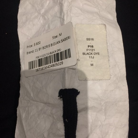 NWT 11 by Boris Bidjan Saberi BBS Twisted Jeans - Picture 6 of 7